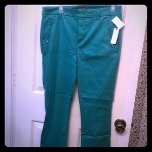 Green Anthropologie Casual Dress Pants